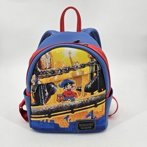 Loungefly an American Tail FIEVEL Scene Mini Backpack Hardtag